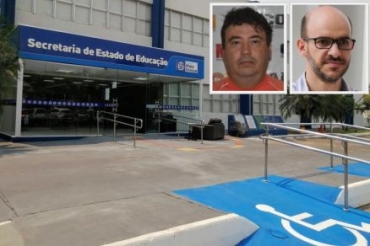 Wander Luiz dos Reis e F�bio Frigeri (detalhe), que foram punidos pelo Governo