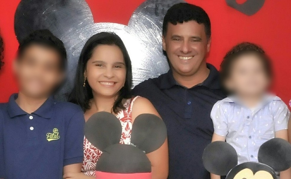 Danielle foi presa suspeita de mandar matar o marido Geraldo Jamil, em Cuiabá — Foto: Facebook/Reprodução