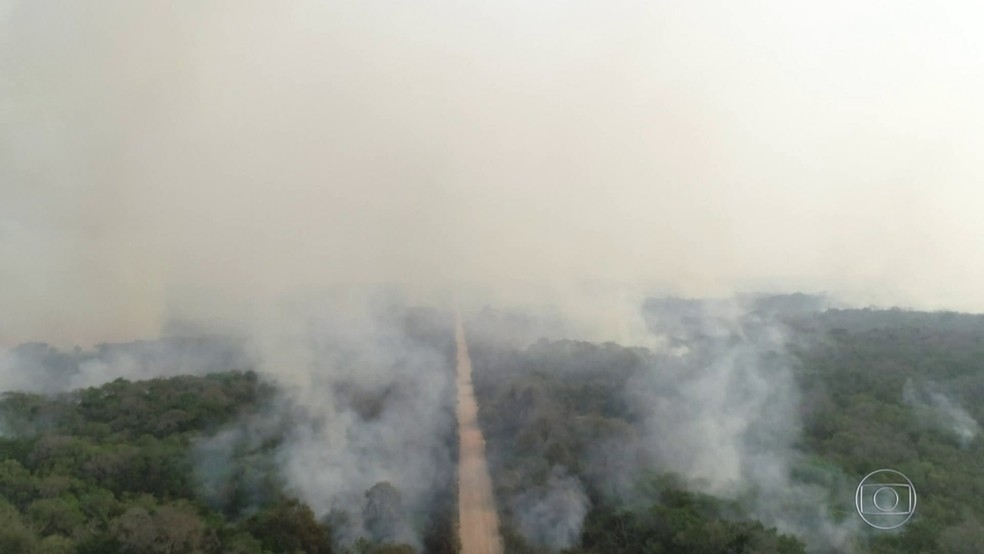 Perodo de estiagem permanece em MT  Foto: JN