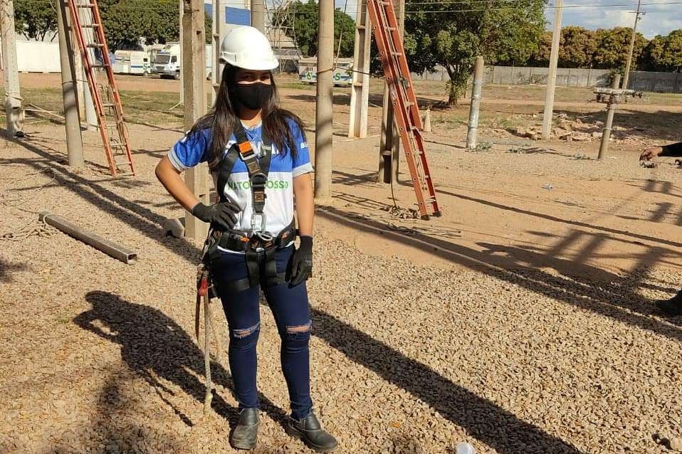 Mnica Barros, jovem aprendiz da Energisa