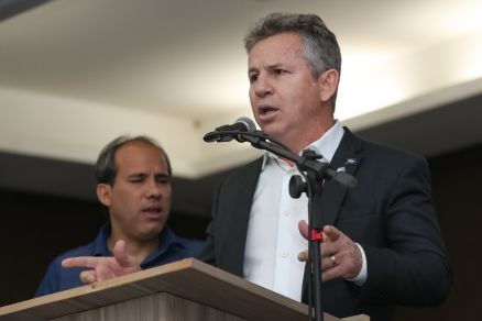 O governador Mauro Mendes, que criticou radicalismo vivido pelo Brasil atualmente