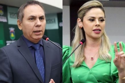 Os vereadores Dilemrio Alencar e Michelly Alencar, que lamentaram a falta de um desfecho