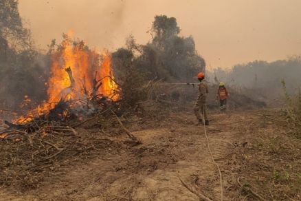 Bombeiros desconfiam de crime, pois encontraram vrios focos de incndio prximos