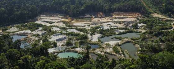 Garimpo no norte de Mato Grosso