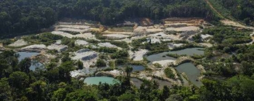 Garimpo no norte de Mato Grosso