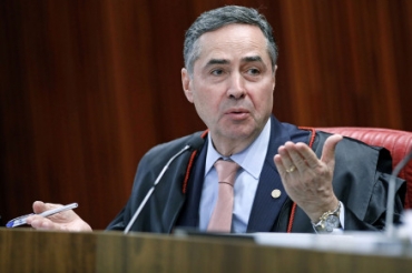 O presidente do TSE, ministro Lu�s Roberto Barroso