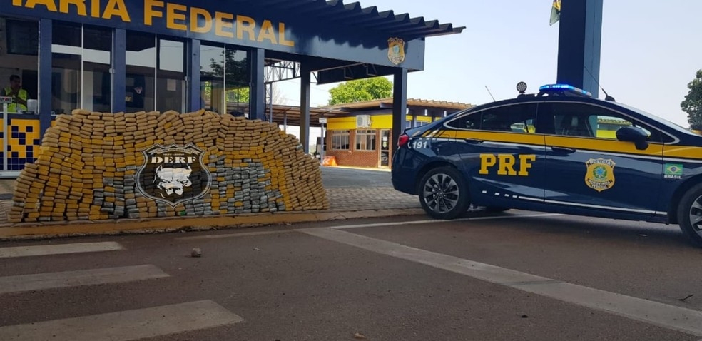 Motorista que 640 kg de maconha fugiu  Foto: Divulgao