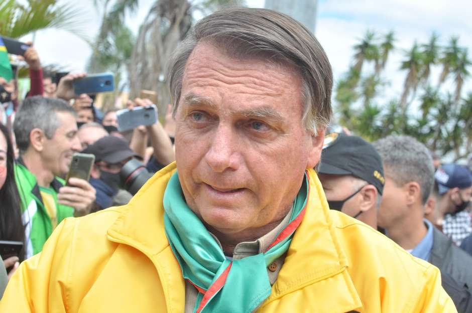 Jair Bolsonaro participa de evento no Rio Grande do Sul