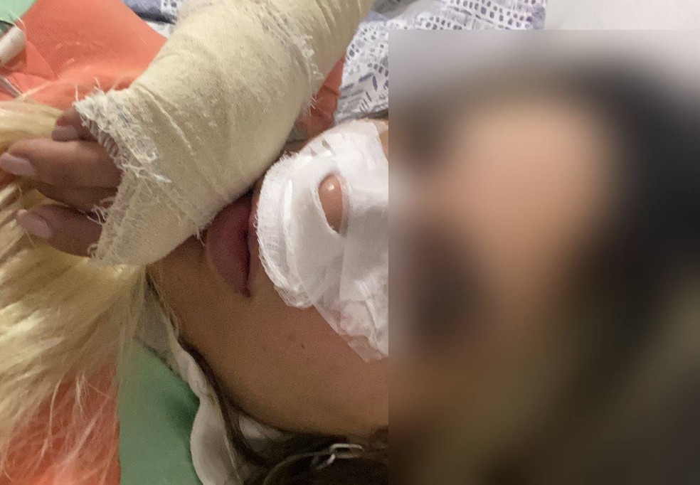 Dentista  agredida e acusa marido e seguranas de bar  Foto: Reproduo