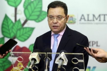 O primeiro secretrio da ALMT, deputado Eduardo Botelho