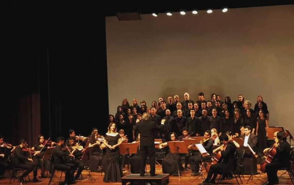 Coral Municipal de Cuiab durante evento antes da pandemia  Foto: Prefeitura de Cuiab/Divulgao