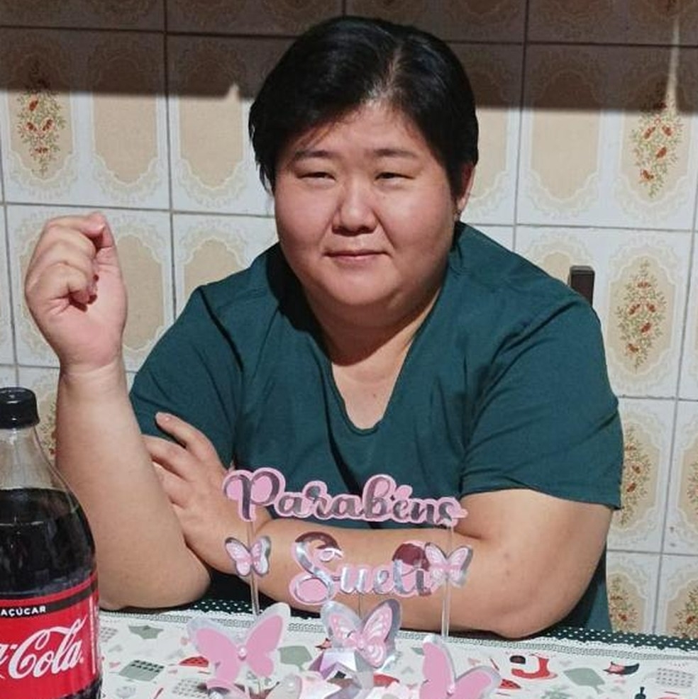 Sueli Shimizu em comemorao de aniversrio  Foto: Arquivo pessoal