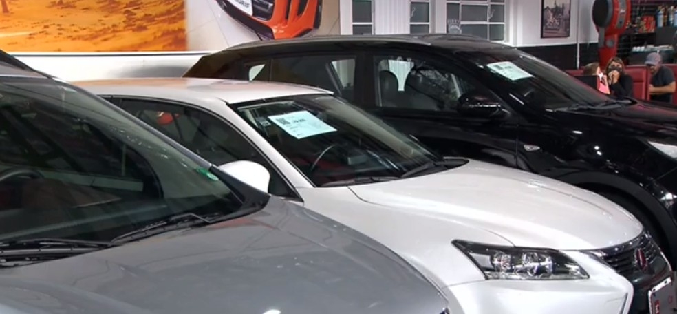 Vendas de carros caram em novembro  Foto: Reproduo/RPC