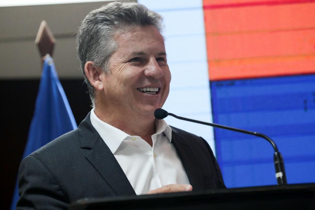 O governador Mauro Mendes, que criticou projeto em tramitao na AL