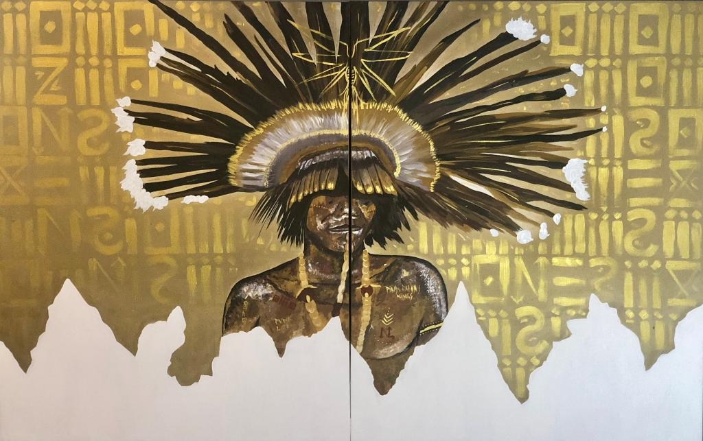 Obra presente na exposio 