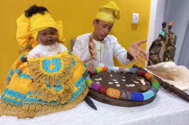 Babalorix� Olory egbe Babalorisa Paulo de Osumare, mais conhecido como Pai Paulo