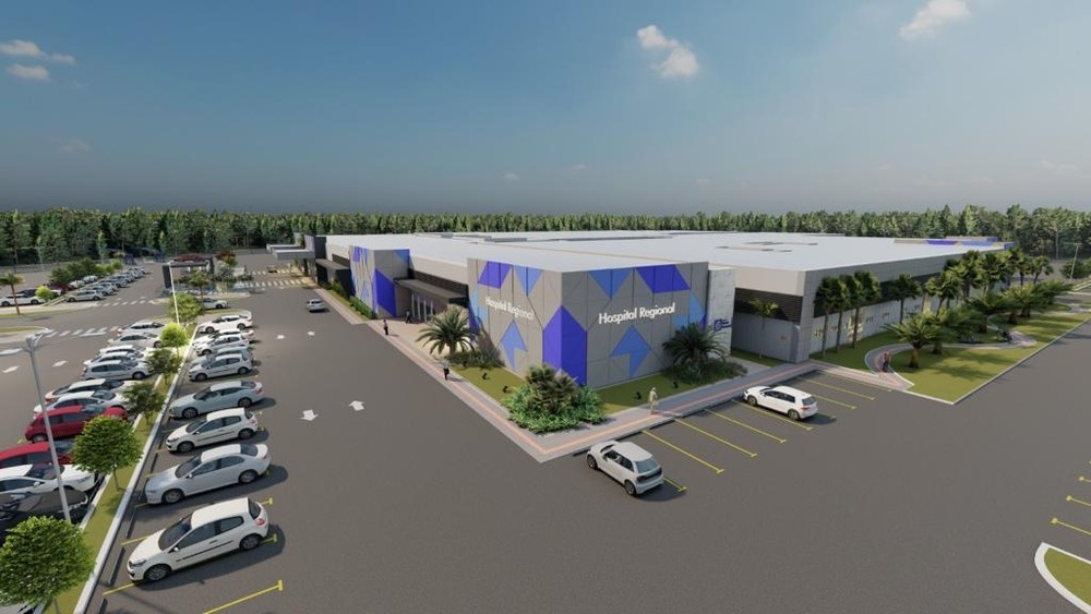 Projeto de construo do Hospital Regional de Tangar da Serra  Foto: Reproduo