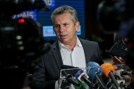 O governador Mauro Mendes, que defende mudana na distribuio do bolo do ICMS aos municpios