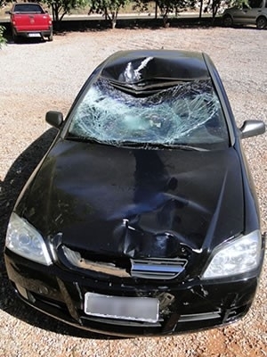 Jovem fazia retorno da avenida quando foi atingido por veculo.