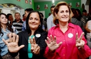 Ledinalva da Silva dos Santos e Lucimar Campos (DEM) 