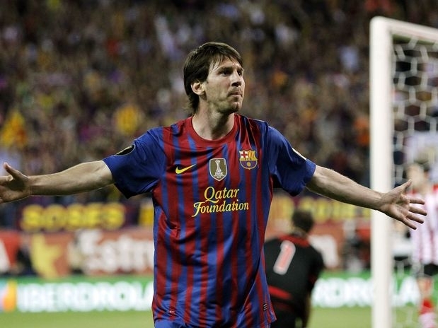 Messi foi eleito o melhor jogador do mundo nos �ltimos tr�s anos (2009, 2010 e 2011)