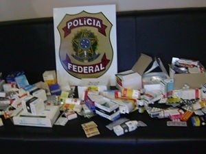 Medicamentos foram apreendidos durante a operao