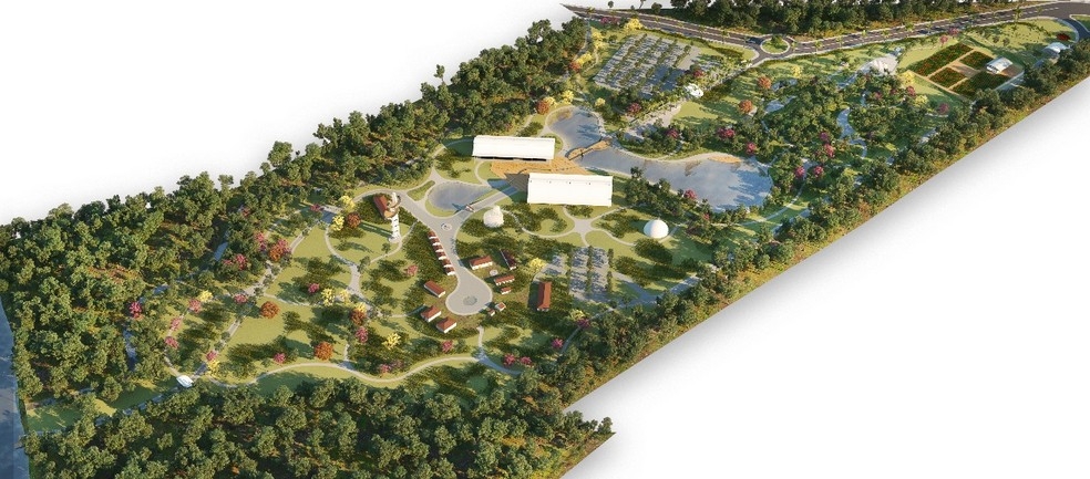 Projeto do Jardim Botnico, em Cuiab  Foto: Reproduo/Sema-MT