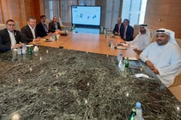 O encontro entre a comitiva de Mato Grosso e os representantes do fundo Adia