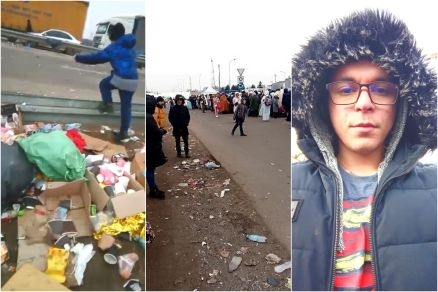 O jovem passou 20 horas em um nibous e outras 13 em filas para conseguir entrar na Polnia