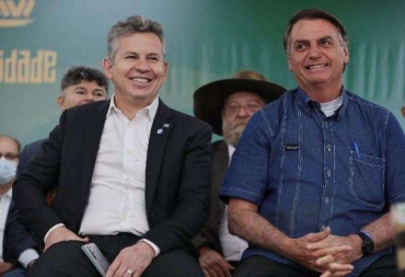 O governador Mauro Mendes e o presidente Jair Bolsonaro: tend�ncia da composi��o na disputa eleitoral
