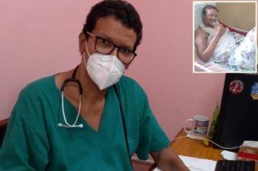 Esmeraldo Alves Ribeiro passou quatro meses na UTI e agora volta aos poucos  rotina