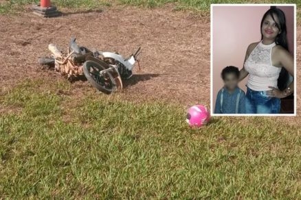 Me e filho morrem em acidente com caminhonete na MT-449