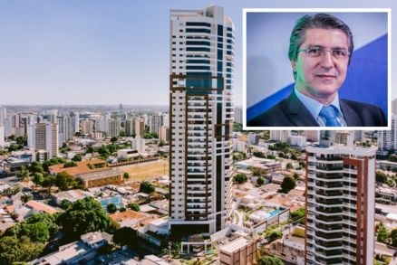 Nilton Borgato (detalhe), ex-secretrio de Estado foi preso em um prdio de luxo na Capital