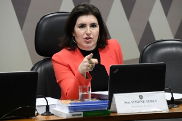 A senadora Simone Tebet (MS), que tem sido o nome apontado pelo MDB para o Governo Federal