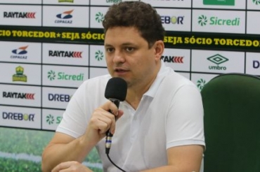 O vice-presidente do Cuiab, Cristiano Dresch