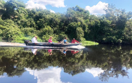 Rio Verde, na fronteira Brasil/Bolvia, no Parque Serra Ricardo Franco