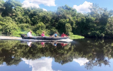 Rio Verde, na fronteira Brasil/Bolvia, no Parque Serra Ricardo Franco