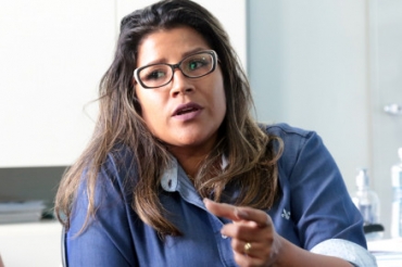 A delegada Jannira Laranjeira, da Delegacia Especializada de Defesa da Mulher