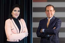 Joo Doria e Simone Tebet; ex-governador e senadora disputam candidatura ao Planalto entre os partidos da terceira via