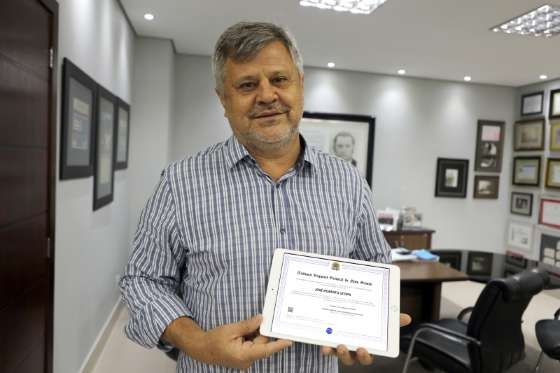 O vice-prefeito eleito Stopa, que diz que recuo de pr-candidatura ao Governo no tem volta