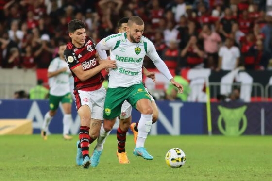Lance de Flamengo e Cuiab, no Maracan