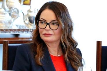 A primeira-dama Virginia Mendes, que passou por uma cirurgia nesta semana