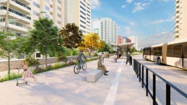 Dentre as intervenes propostas no edital, esto as construes de 46 estaes, de um terminal na regio do Coxip e outro no CPA