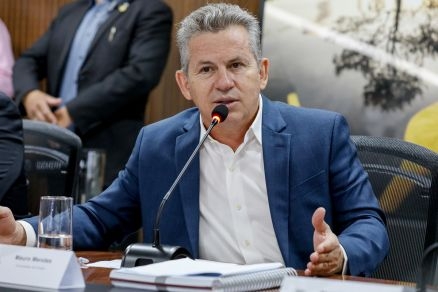 O governador Mauro Mendes, que vai encaminhar projeto para AL