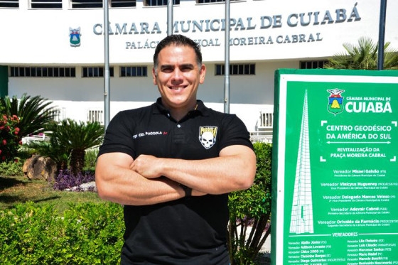 O vereador Marcos Paccola, que matou agente com trs tiros pelas costas