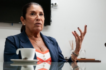 A ex-prefeita de Chapada dos Guimar�es, Thelma de Oliveira