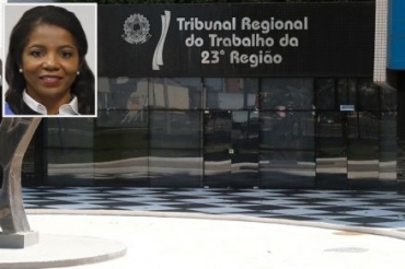 Deciso  da desembargadora Adenir Carruesco (detalhe), do Tribunal Regional do Trabalho