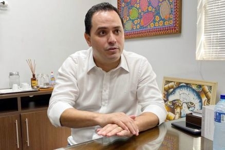 O vereador Diego Guimares, que foi eleito deputado estadual
