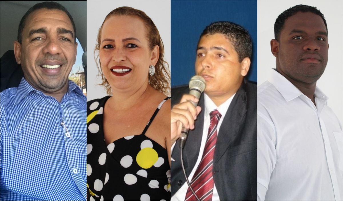 Edivaldo de S, Marlene Julia, Rubilan Nunes e Flvio de S so as opes do grupo politico