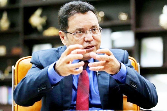 O deputado estadual reeleito Eduardo Botelho, que quer a 4 eleio consecutiva para o comando da ALMT